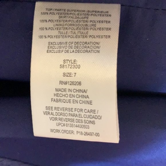 NWOT Pippa&Julie Crystal Embellished Chiffon Dress - Picture 10 of 12